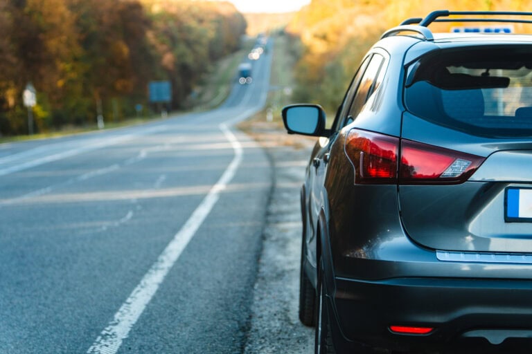 someone else driving